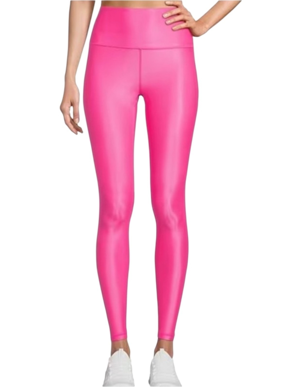 Antonio Melani Gleam 28" High-Waisted Leggings - Hot Pink Size XL        NWT
